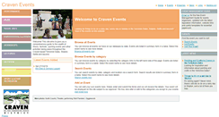 Desktop Screenshot of cravenevents.org.uk